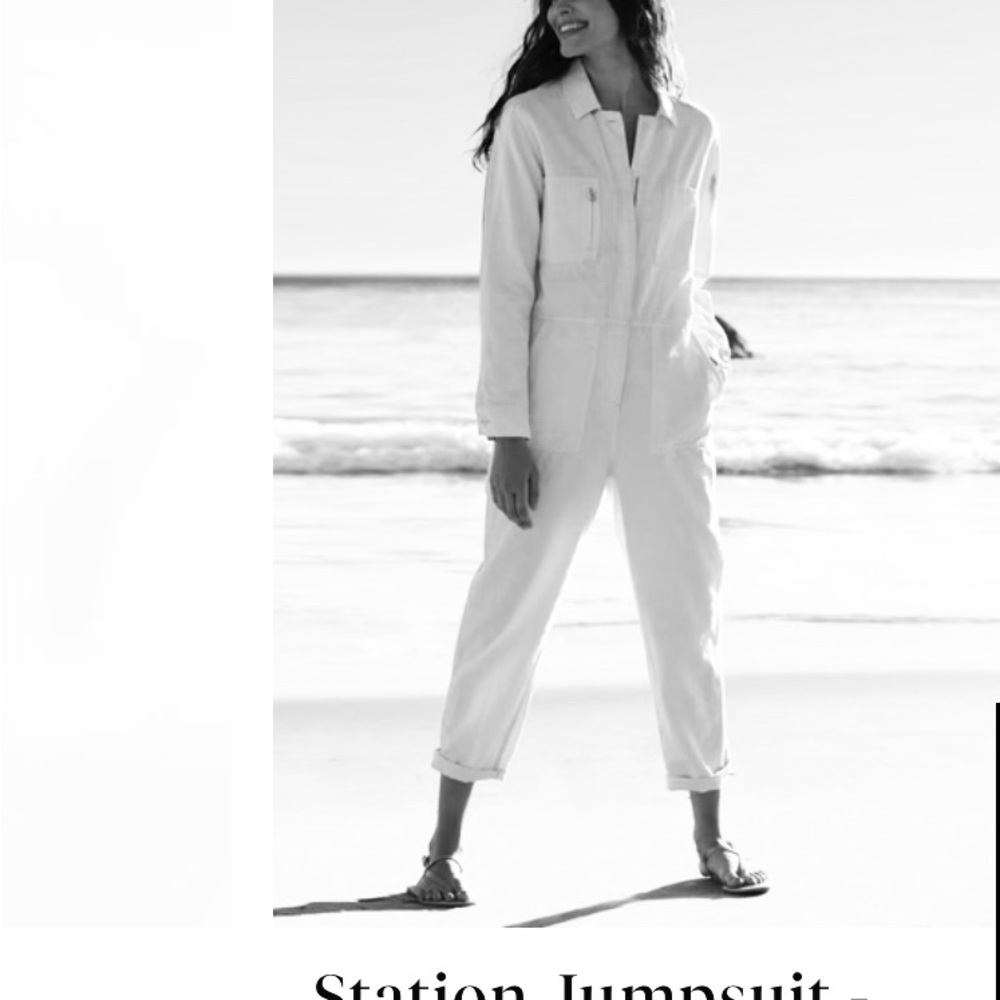 Soldout Outerknown Station jumpsuit coverall in off white size xxs